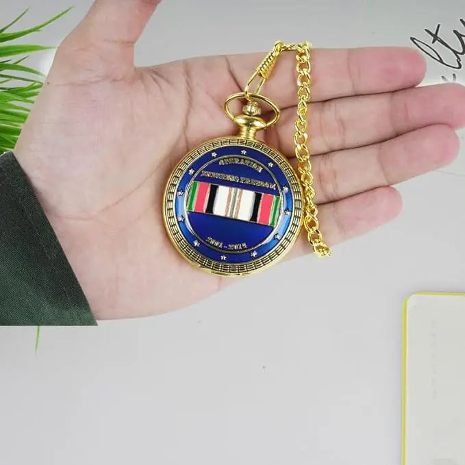 Operation Enduring Freedom Pocket Watch Trendy Zone 21