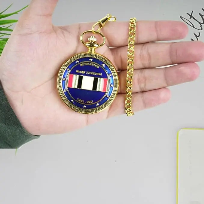 Operation Iraqi Freedom Pocket Watch Trendy Zone 21