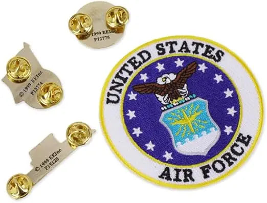 United States Air Force (USAF) Pin & Patch Set Trendy Zone 21