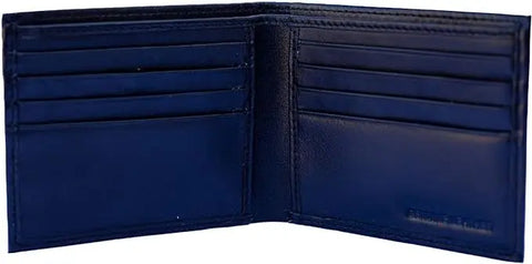 Masonic Men's Leather Wallet Bifold RFID Blocking Trendy Zone 21