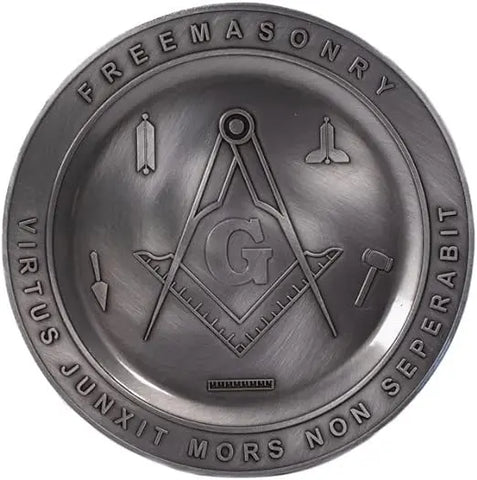 Masonic Decorative Pewter Plate Trendy Zone 21