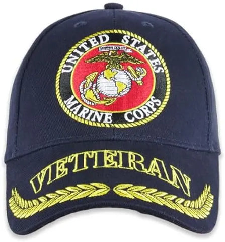 United States Marine Corps (USMC) Veteran Cap | Officially Licensed Trendy Zone 21