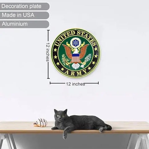 United States Army Decorative Wall Plate - Officially Licensed Trendy Zone 21