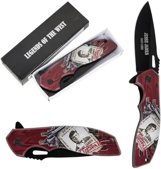 Jesse James Pocket Knife 4.90" Blade Trendy Zone 21