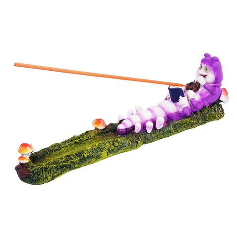 Caterpillar Incense Burner – Decorative Nature-Inspired Incense Holder for Stick Incense