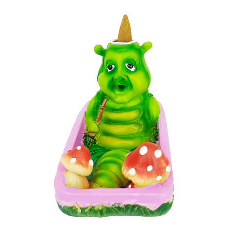 Caterpillar Backflow Incense Burner – 5.7 Inch