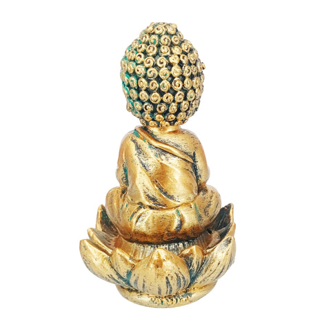 Buddha Backflow Incense Burner–4" for Meditation, Yoga