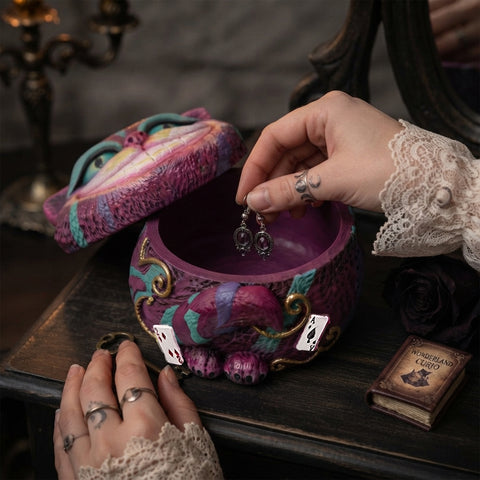 Cheshire Cat Trinket Box – Decorative Collectible Storage Box
