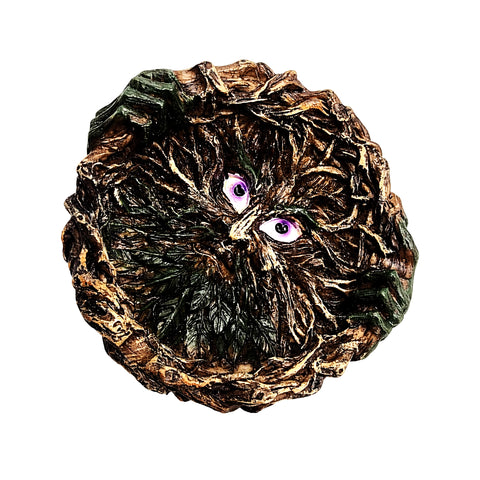 Father Nature Round Polyresin Ashtray – 5.25 Inch