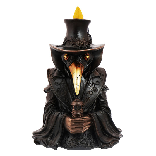Plague Doctor Backflow Incense Burner – 7 x 5 x 3.5 Inch