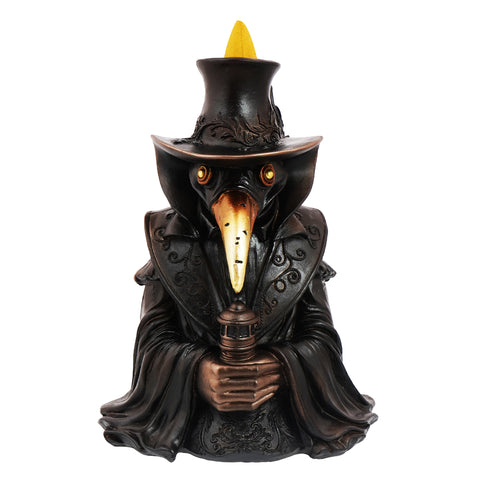 Plague Doctor Backflow Incense Burner – 7 x 5 x 3.5 Inch