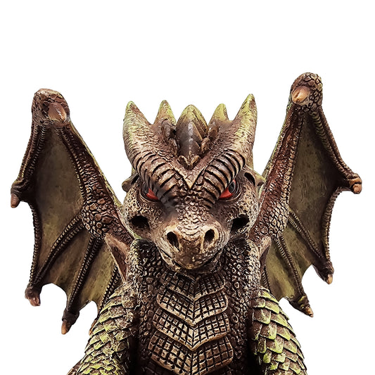 Big Dragon Tealight & Incense Burner – 6 x 6 x 5 Inch