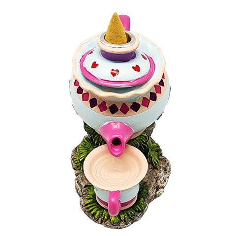 Wonderland Tea Pot Backflow Incense Burner – 6 x 6 Inch