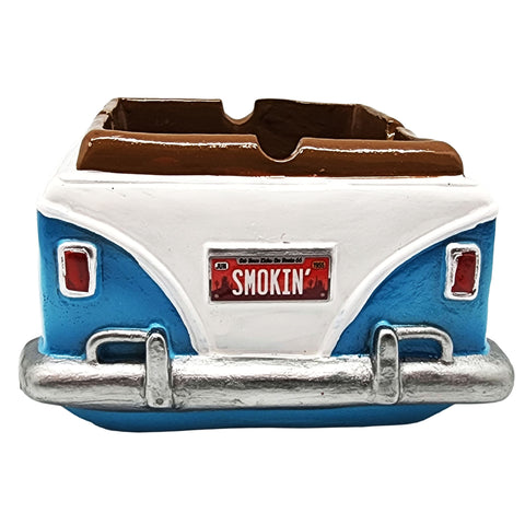 Ceramic Love Bus Ashtray – Hand-Painted Vintage Hippie Bus Ashtray