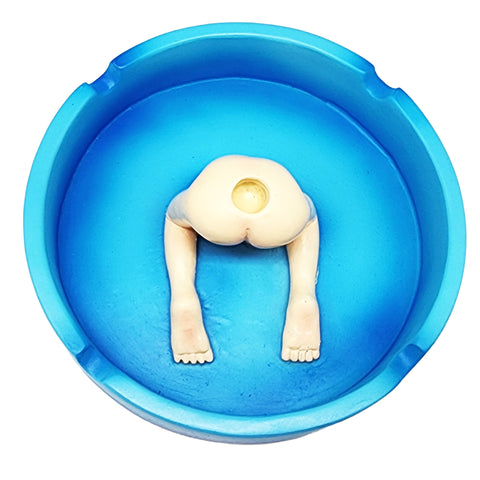 Novelty Butt in the Air Ashtray with Snuffer – 4 Inch