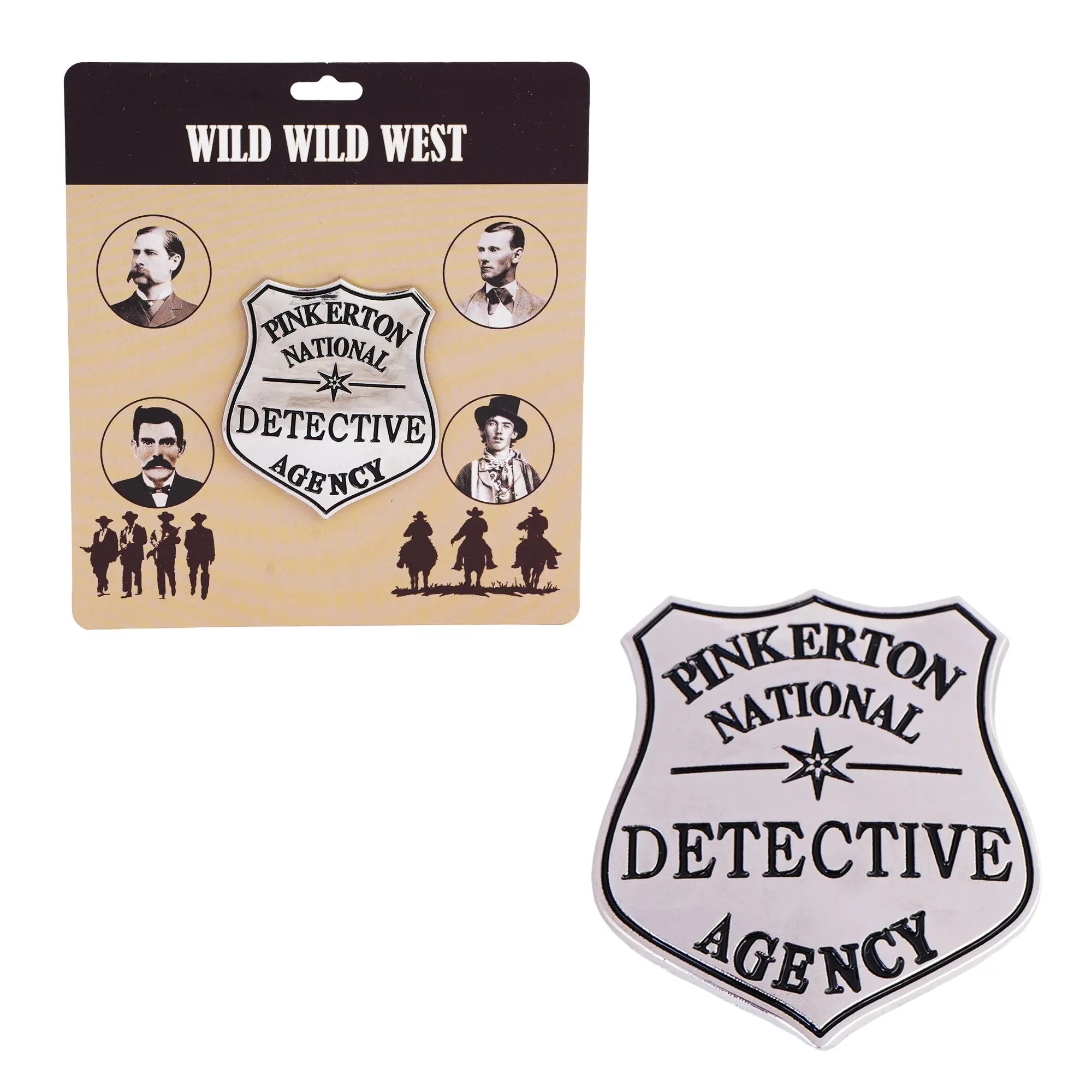 Pinkerton National Detective Agency Wild West | Authentic Western Cowboy Badge Trendy Zone 21