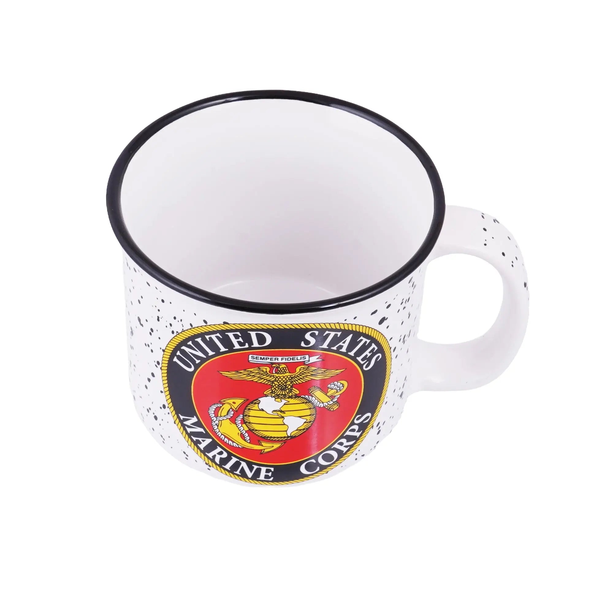 United States Marine Corps Legacy: Premium Quality Ceramic Coffee Mug with Iconic Eagle, Globe, and Anchor Emblem Gift for Service Members & Veterans Trendy Zone 21