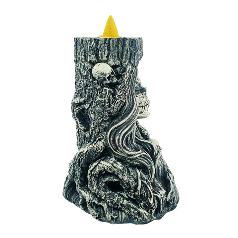 Female Reaper Backflow Incense Burner 6 Inches