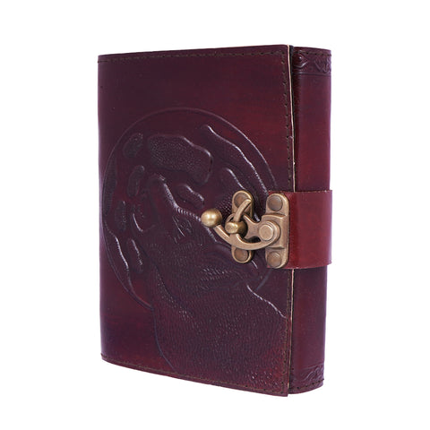 Wolf Moon Design Journal – Decorative Wolf & Full Moon Notebook Diary for Writing