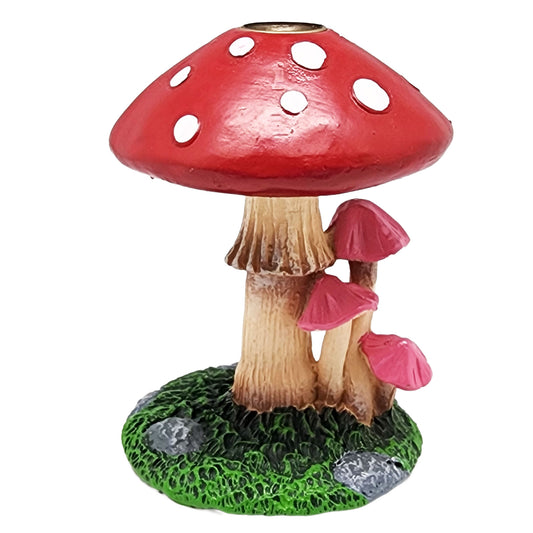 Mushroom Backflow Incense Burner – 4.25 Inch