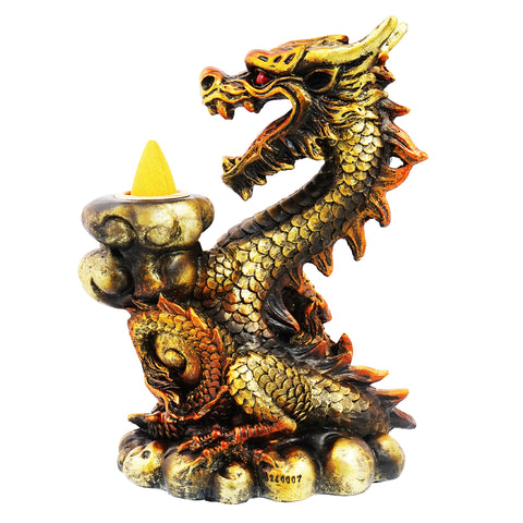Dragon Backflow Incense Burner – 6 x 4.5 Inch