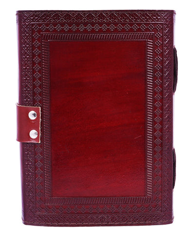 Metal Fairy Leather Journal 5x7 – Handmade Embossed Fairy Notebook