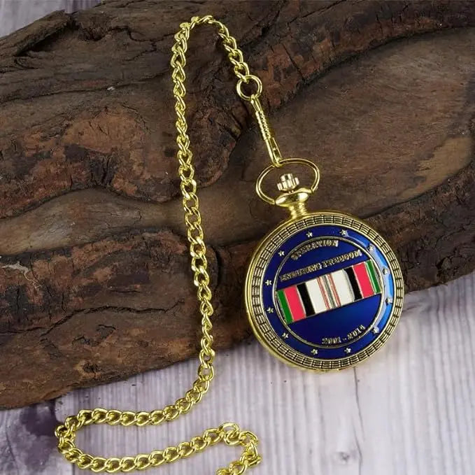 Operation Enduring Freedom Pocket Watch Trendy Zone 21