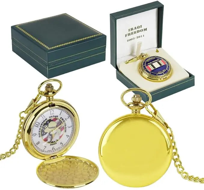 Operation Iraqi Freedom Pocket Watch Trendy Zone 21