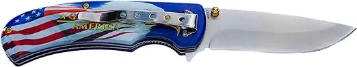 Patriotic Eagle Folding Pocket Knife Trendy Zone 21