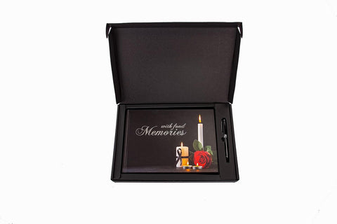 Funeral Guest Book | Up to 360 Guest Entries | Memorial Service Guest Book