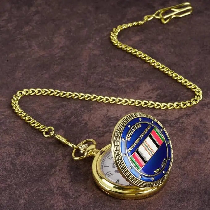 Operation Enduring Freedom Pocket Watch Trendy Zone 21