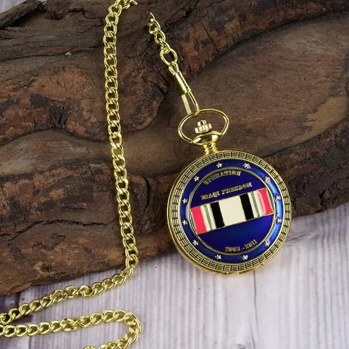 Operation Iraqi Freedom Pocket Watch Trendy Zone 21