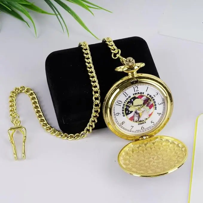 Operation Iraqi Freedom Pocket Watch Trendy Zone 21