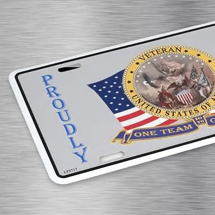 United States Veterans License Plate | 6" x 12" Trendy Zone 21