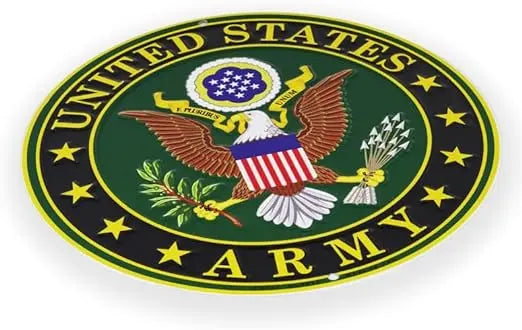 United States Army Decorative Wall Plate - Officially Licensed Trendy Zone 21