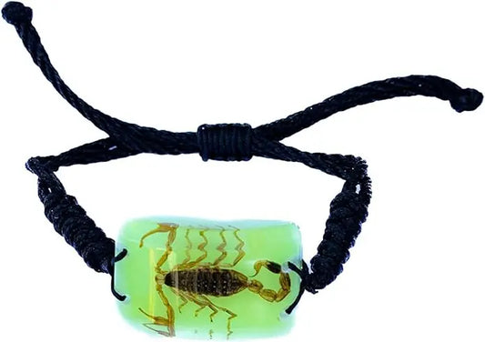 Black Scorpion Glow-in-the-Dark Bracelet Trendy Zone 21