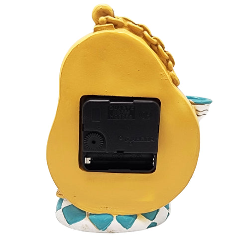 Wonderland Mad Tea Party Clock Backflow Incense Burner – 7 x 5 Inch