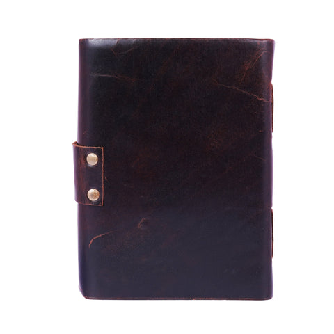 Soft Leather Goddess Tree of Life Journal – Handmade Embossed 5x7 Notebook