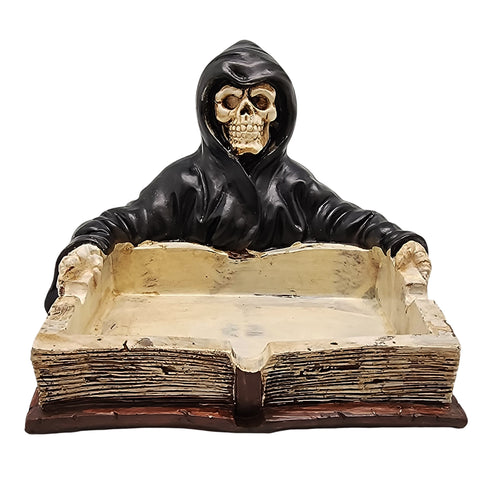 Reaper Ashtray – 4.25 x 3.5 Inch Hand - Painted Cold Cast Resin