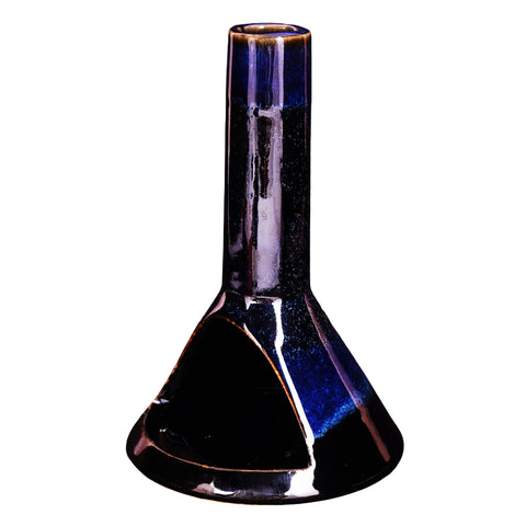 Blue Chimney Cone Incense Burner – 6 Inch Decorative Cone Incense Holder