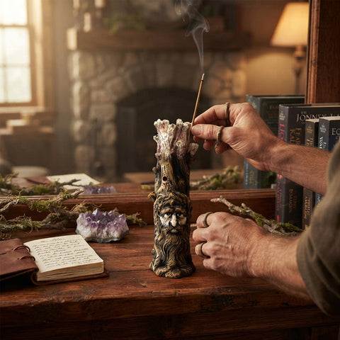 Tree of Wisdom Incense Burner – 11" Tall
