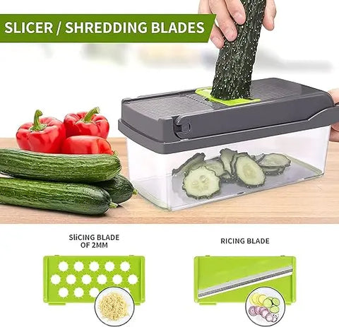 Multifunctional 13-in-1 Vegetable & Fruit Chopper Trendy Zone 21