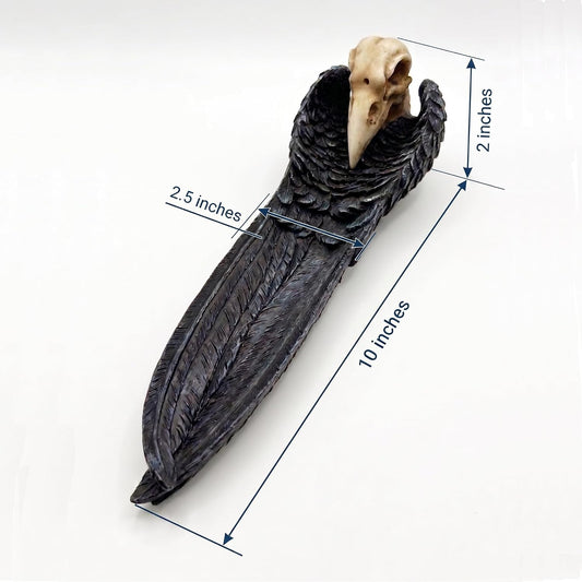 Raven Incense Holder – Decorative Raven Incense Burner for Stick Incense