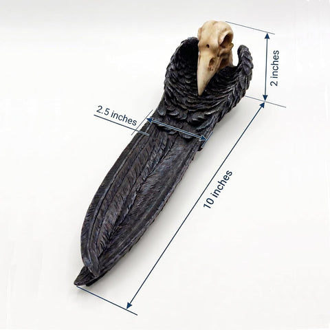 Raven Incense Holder – Decorative Raven Incense Burner for Stick Incense