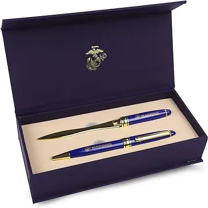 United States Marines Corps (USMC) Ballpoint Pen & Letter Opener Set Trendy Zone 21