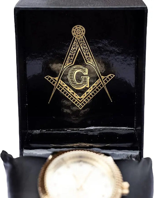 Freemason Masonic Quartz Analog Watch - Gold Trendy Zone 21