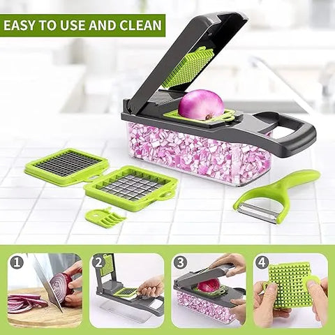 Multifunctional 13-in-1 Vegetable & Fruit Chopper Trendy Zone 21