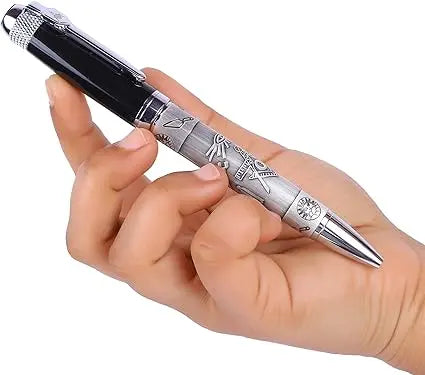 Masonic Ballpoint Pen in Gift Box - Black / Silver Trendy Zone 21