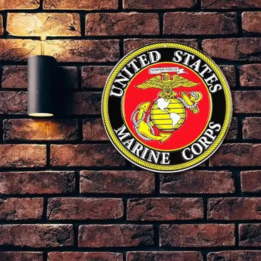 United States Marine Corps (USMC) Decorative Wall Plate - Officially Licensed Trendy Zone 21