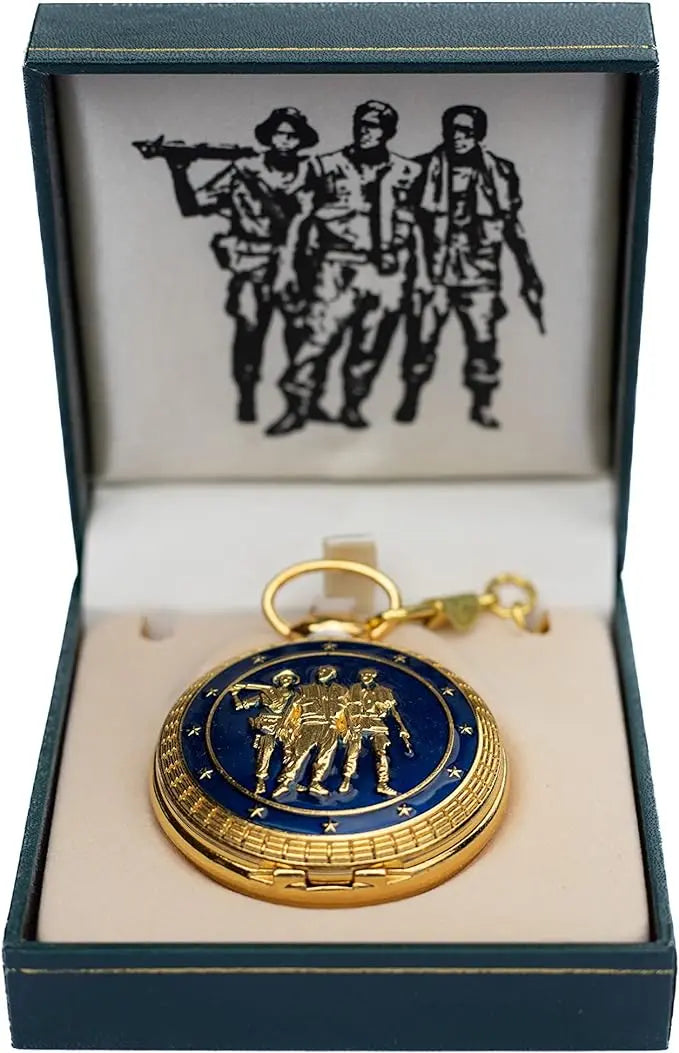 Vietnam Memorial Soldiers Pocket Watch Trendy Zone 21